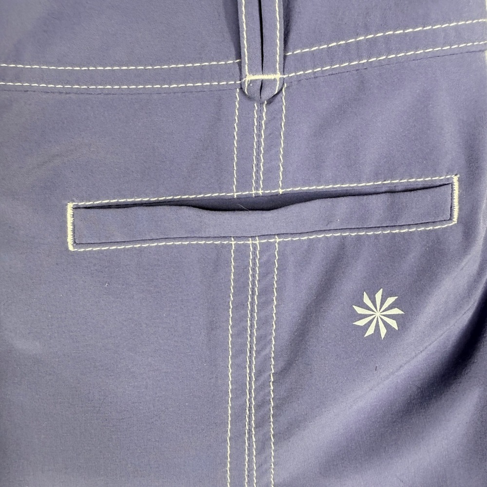 Athleta Skort Women 8 Purple Excellent Pleated Activewear Contrast Stitching - Picture 12 of 12